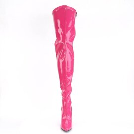 Pleaser SEDUCE-3000 Overknee Boots Patent Pink EU-43 / US-13