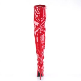 Pleaser SEDUCE-3000 Overknee Boots Patent Red EU-38 / US-8