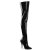 Pleaser SEDUCE-3010 Overknee Boots Patent Black EU-38 / US-8
