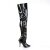 Pleaser SEDUCE-3010 Overknee Boots Patent Black EU-38 / US-8