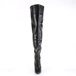Pleaser SEDUCE-3010 Overknee Boots Faux Leather Black...