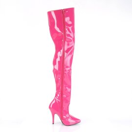 Pleaser SEDUCE-3010 Overknee Boots Patent Pink EU-36 / US-6