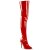 Pleaser SEDUCE-3010 Overknee Boots Patent Red EU-38 / US-8