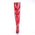 Pleaser SEDUCE-3010 Overknee Boots Patent Red EU-38 / US-8