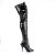 Pleaser SEDUCE-3024 Overknee Boots Patent Black EU-38 / US-8