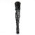 Pleaser SEDUCE-3028 Overknee Boots Patent Black EU-38 / US-8