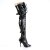 Pleaser SEDUCE-3028 Overknee Boots Patent Black EU-38 / US-8