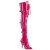 Pleaser SEDUCE-3028 Overknee Boots Patent Pink EU-37 / US-7