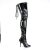 Pleaser SEDUCE-3063 Overknee Boots Patent Black EU-38 / US-8