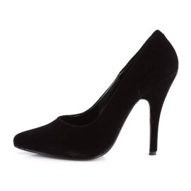 Pleaser SEDUCE-420 Pumps Velvet Black EU-43 / US-13