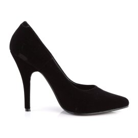Pleaser SEDUCE-420 Pumps Velvet Black EU-35 / US-5