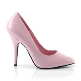 Pleaser SEDUCE-420 Pumps Patent Light Pink EU-43 / US-13
