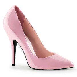Pleaser SEDUCE-420 Pumps Patent Light Pink EU-35 / US-5