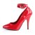 Pleaser SEDUCE-431 Pumps Patent Red EU-35 / US-5