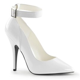 Pleaser SEDUCE-431 Pumps Patent White EU-35 / US-5