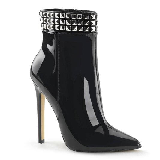 Pleaser SEXY-1006 Ankle boots Patent Black EU-35 / US-5