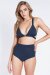 Lunalae Top Follow Me Navy Blue M