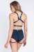 Lunalae Top Follow Me Navy Blue XL