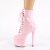 Pleaser SKY-1020 Plateau Ankle Boots Patent Light Pink EU-35 / US-5