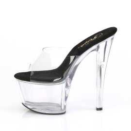 Pleaser SKY-301 Plateau Mules Transparent EU-35 / US-5