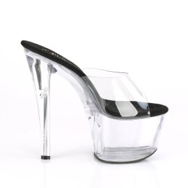 Pleaser SKY-301 Plateau Mules Transparent EU-35 / US-5