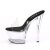 Pleaser SKY-301 Plateau Mules Transparent EU-35 / US-5