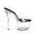 Pleaser SKY-301 Plateau Mules Transparent EU-35 / US-5