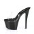 Pleaser SKY-301CRS Plateau Mules Transparent Black EU-35 / US-5