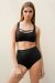 Lunalae Shorts High Waist Basic Black M