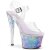 Pleaser SKY-308MC Plateau Mules Transparent Blue EU-39 / US-9