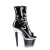 Pleaser SPECTATOR-1021 Plateau Ankle Boots Patent Black EU-40 / US-10