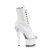 Pleaser SPECTATOR-1021 Plateau Ankle Boots Patent White EU-37 / US-7