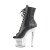Pleaser SPECTATOR-1021RS Plateau Ankle Boots Patent Black EU-40 / US-10