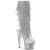 Pleaser SPECTATOR-2017RSF Plateau Ankle Boots Chrome Silver EU-38 / US-8