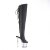 Pleaser SPECTATOR-3019 Plateau Overknee Boots Leather Chrome Black EU-39 / US-9