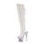 Pleaser SPECTATOR-3019 Plateau Overknee Boots Faux Leather Chrome White EU-39 / US-9