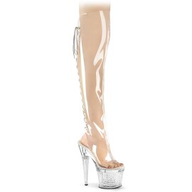 Pleaser SPECTATOR-3019C Plateau Overknee Boots...