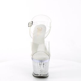 Pleaser SPECTATOR-708 Plateau Sandalettes Transparent...