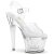 Pleaser SPECTATOR-708 Plateau Sandalettes Transparent EU-38 / US-8
