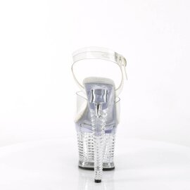 Pleaser SPECTATOR-708 Plateau Sandalettes Transparent EU-39 / US-9