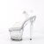 Pleaser SPECTATOR-708 Plateau Sandalettes Transparent EU-39 / US-9