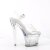 Pleaser SPECTATOR-708 Plateau Sandalettes Transparent EU-39 / US-9