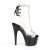 Pleaser STARDUST-1018C-2RS Plateau Ankle Boots Transparent Black EU-35 / US-5