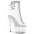 Pleaser STARDUST-1018C-2RS Plateau Ankle Boots Transparent EU-39 / US-9