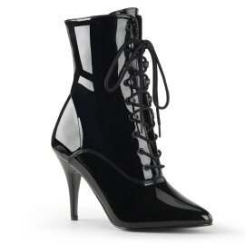 Pleaser VANITY-1020 Ankle boots Patent Black EU-37 / US-7