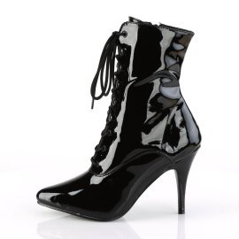 Pleaser VANITY-1020 Ankle boots Patent Black EU-37 / US-7