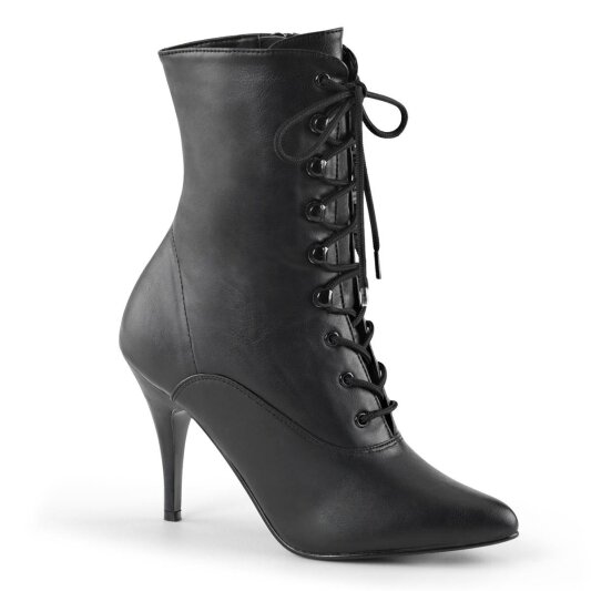 Pleaser VANITY-1020 Ankle boots Faux Leather Black EU-37 / US-7