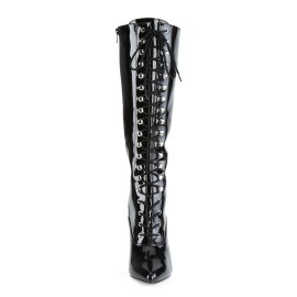Pleaser VANITY-2020 Knee-High Boots Patent Black EU-37 /...