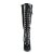Pleaser VANITY-2020 Knee-High Boots Patent Black EU-37 / US-7