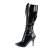 Pleaser VANITY-2020 Knee-High Boots Patent Black EU-37 / US-7